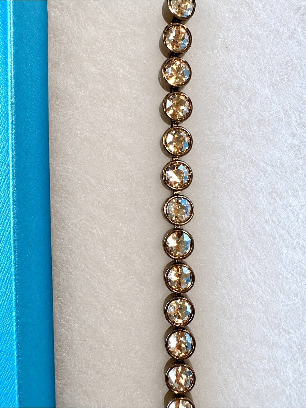 Touchstone Crystal Mini Ice Bracelet – Golden Shadow Swarovski Crystals